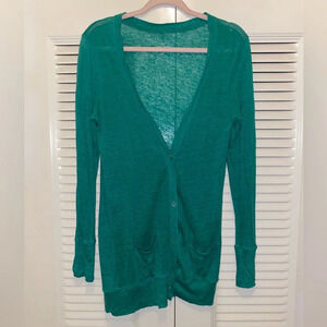J.Crew Whisper Linen Cardigan
